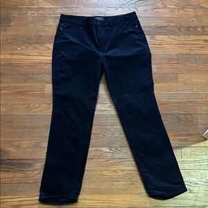 Talbots Women's Navy 5 pocket  Straight Corduroy Pants